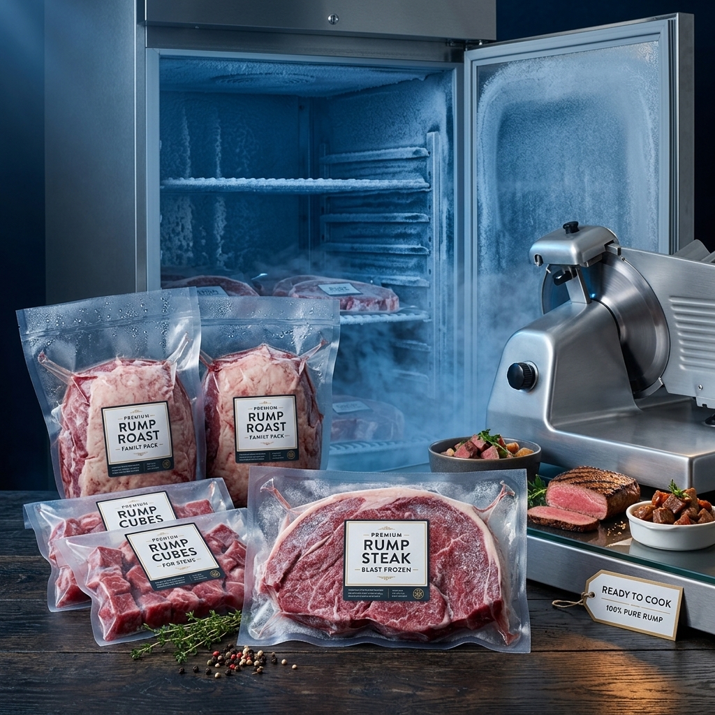 MRK Beef Rump - Daging Sapi Rump Lokal  Premium Frozen – Utuh, Steak Cut & Slice