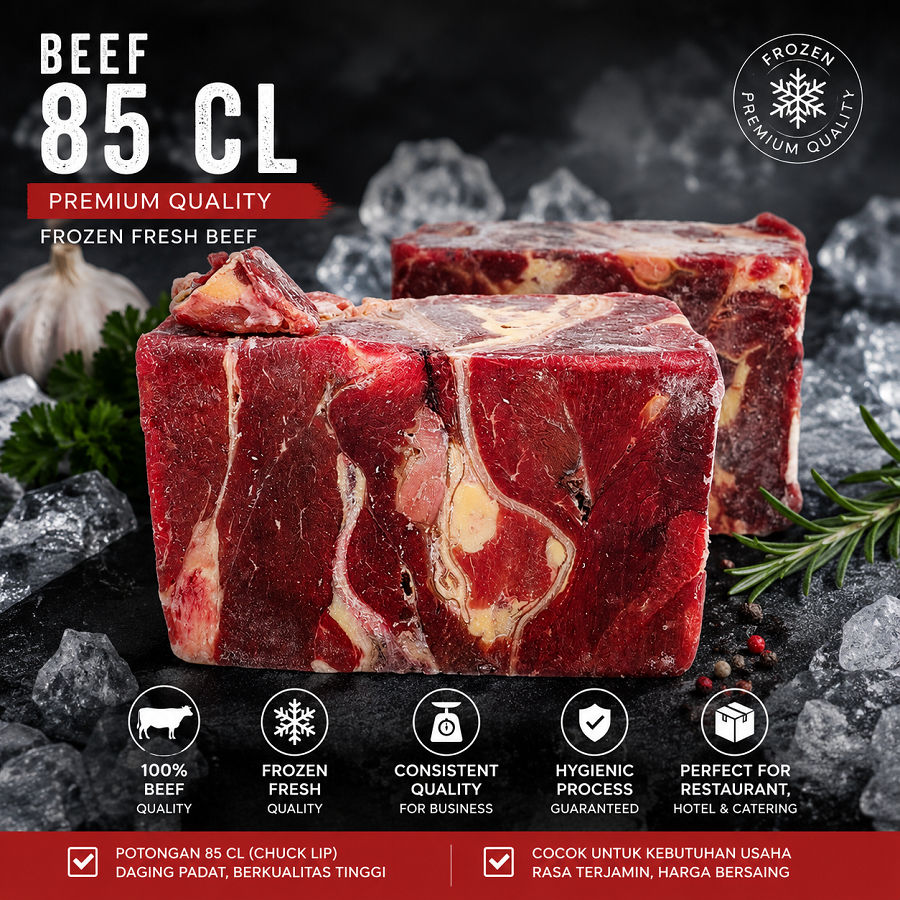 MRK Beef 85 CL  - Daging Sapi Trim / Trimming 85 CL Lokal Frozen